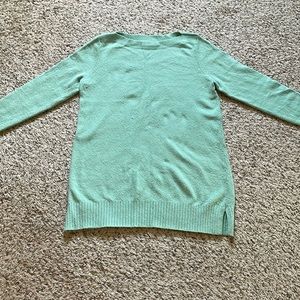 Loft Boatneck Sweater,light green.